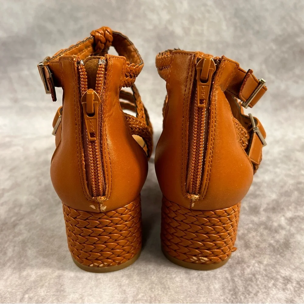 Comfortveiw Sandal Shoes Womens 8.5 WW Gladiator Buckle Heels - Picture 3 of 10